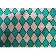 thumbnail image 4 of oneOone Cotton Silk Turquoise Blue Fabric Argyle Check Sewing Craft Projects Fabric Prints By Yard 42 Inch Wide, 4 of 4