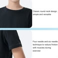 thumbnail image 3 of Hotiary Kids Summer Moisture Wicking Active Athletic Performance Undershirt Round Neck Short-Sleeve Solid Color T-Shirt Boys & Girls Teenagers Aged for 4 Years-14 Years, 3 of 8
