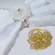 thumbnail image 1 of Servilletero de Malla Metálica con Flores Incrustadas | Decoración de Mesa Plateada para Fiestas y Bodas | Elegante Servilletero y Cierre para Cortina, 1 of 6
