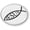 Flexible, variant on Jesus Fish 3D Domed Design Car Emblem Round Badge Sticker - Flexible