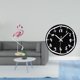 thumbnail image 2 of Estatua de flamenco de resina, escultura decorativa para jardín, figura de ave, reloj de pared acrílico, ideal para el hogar, dormitorio, oficina o ja, 2 of 8