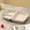 Beige, variant on 3-Compartment Rectangular Divided Storage Tray, Thickened Bottom Stable Serving Platter, Versatile Dinner & Party Tray Tableware Set for Home Kitchen & Gathering Use