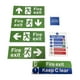 thumbnail image 1 of 7 Uds. Pegatinas De Señal De Salida De s, Pegatina De Señal De Instrucciones De Para Escalera, 1 of 7