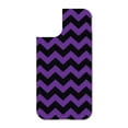 thumbnail image 3 of DistinctInk Custom SKIN / DECAL compatible with OtterBox Defender for iPhone 11 (6.1" Screen) - Black Purple Chevron Stripes - Chevron Stripes Pattern, 3 of 5