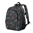 thumbnail image 2 of Game Controller Black Pattern Backpack for School, Cute School Bag with Adjustable Shoulder Straps and Padded Back, 15"x11.42"x5.5", 2 of 5