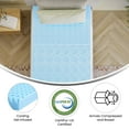 thumbnail image 5 of Emma + Oliver 2" Memory Foam Twin XL Size Mattress Topper with Cooling Gel Infused, CertiPUR-US Certified Foam and 5-Zone Support, 5 of 10