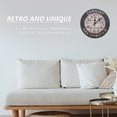 thumbnail image 6 of Antique Style Digital Wall Clock for Bedroom, Large Easy-to-Read Time Display, Decorative Modern Home Wall Decor Hanging Clock, 6 of 6