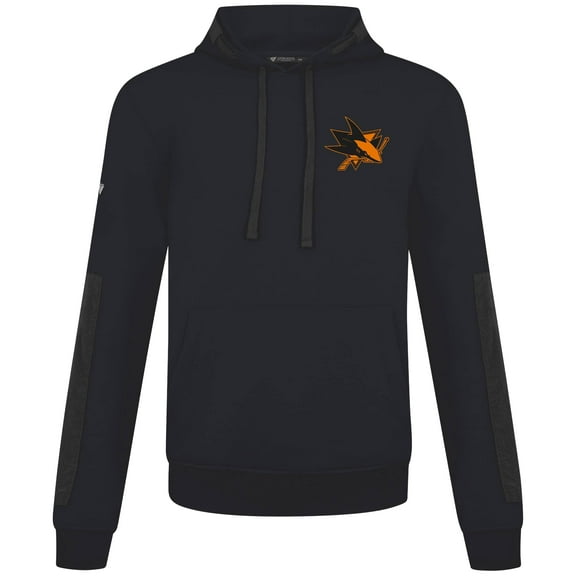 Men's Levelwear  Black San Jose Sharks Bombay Response Pullover Hoodie