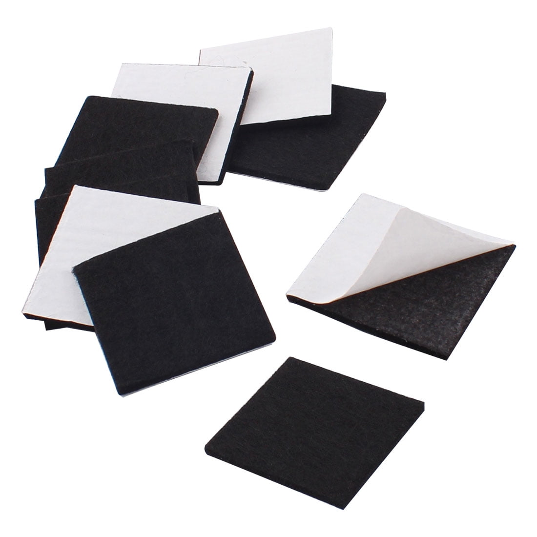 Office Self Stick Protecter Furniture Felt Cushions Pads Black 40mm x ...