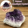 thumbnail image 5 of Natural Amethyst Quartz Geode Druzy Crystal Cluster Decor Specimen Healing D5V8, 5 of 9