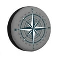 thumbnail image 1 of Custom Compass Rose And World Map Spare Tire Cover for RV SUV 4WD 4x4 l Adventure Car Wheel Protector Covers, 1 of 5