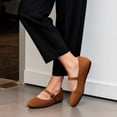 thumbnail image 5 of DREAM PAIRS Women's Mary Jane Ballet Flat Shoes Dressy Foldable Knit Flats with Arch Support Comfortable for Casual Work Office, 5 of 7