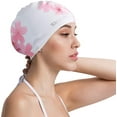 thumbnail image 1 of Gorro de natación para adultos, gorros de natación de silicona, gorro de baño elástico, cómodo gorro de natación para adultos, jóvenes, mujeres y niñas Xemadio LRWJ849-2, 1 of 7