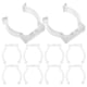 thumbnail image 3 of 20 clips transparentes para tubo de lámpara T12 para instalación de tubo de luz LED, accesorios de iluminación para tubo fluorescente, clips de montaje para tubo de luz, 3 of 7