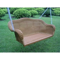 Maui Resin Wicker/ Steel Hanging Loveseat Swing