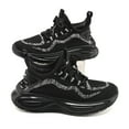 thumbnail image 5 of Bocca Boy's Athletic Sneaker Black Running Shoes Lace-up 3M, 5 of 8