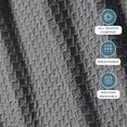 thumbnail image 4 of Bare Home Waffle Blanket - 100% Cotton - Lightweight & Breathable - Throw, Gray, 4 of 7