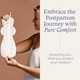 thumbnail image 3 of PurComfy Premium Winged Maternity Peri Pads Clean & Secure Overnight Maxi Postpartum Pads, Extra Heavy Absorbency, Powerful Leak Protection, Extra Long Incontinence Pads for Women After Birth, 48 Ct, 3 of 11