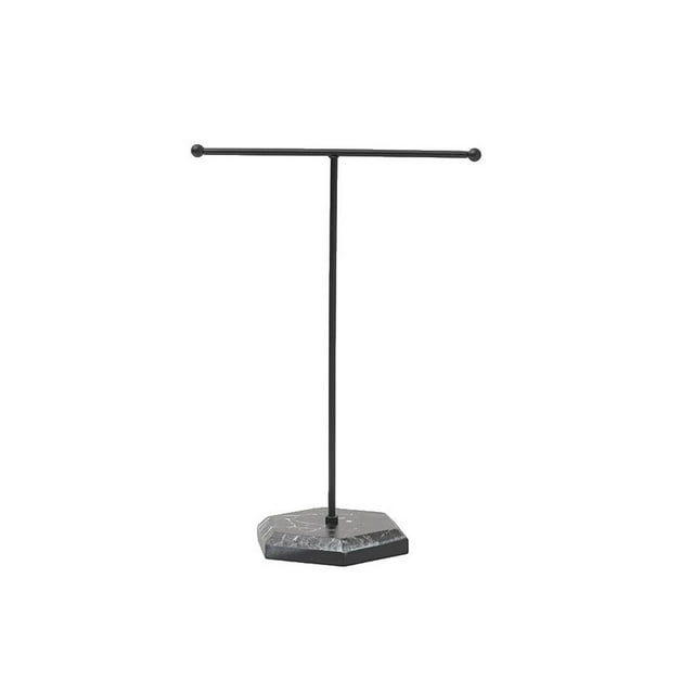 maskred Jewelry Display Stand Bracelet Necklace Bangle Bracket Hanging Iron Metal Desktop Storage Holder Household Rack Black