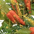 thumbnail image 5 of Northlight Floral Easter Artificial Wreath with Spring Carrots - 22", 5 of 7