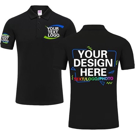 Custom T-Shirt Personalized Photos&Text Shirts All Over Print Short Sleeve Shirts for Men Women