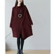 thumbnail image 2 of Otoño e Invierno Casual mujer sólido alto cuello base suelta, 2 of 6