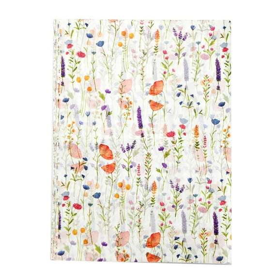 Flower Gift Wrapping Tissue Paper, 100 Sheets Botanical Greenery Packaging Paper, Recyclable, For Wedding Gift Bags, Birthday, Party Favor, DIY Art Craft, Decoration