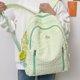 thumbnail image 3 of Mochila informal para estudiantes Mochilas escolares de estilo japonés con colgante de flores (verde) Ehuebsd Para Estrenar, 3 of 8