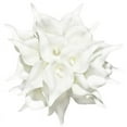 thumbnail image 2 of HOT! 20 Pcs Artificial White Calla Lily Flowers with Soft Latex Materials for Decoration, 2 of 4