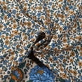 thumbnail image 5 of Skirts for Women Floral Print Maxi Skirts Summer Flowy Long Skirts High Waist (Orange L), 5 of 8
