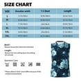 thumbnail image 6 of Fotbe Men's Ink Rose Print Men's Sleeveless Muscle Tank Tops Casual T-Shirts for Gym Workout Beach-3X-Large, 6 of 8