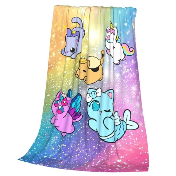 Aphmau Throw Blanket Cozy Plush Lightweight Warm Fuzzy Flannel Blanket Air Conditioning Blanket for Couch Sofa Bed Home Decor Gift 50x40