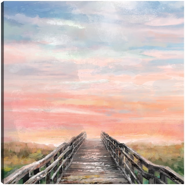 Cuadro Decorativo - Sorbete horizonte Jr Impresión en canvas, estrechado