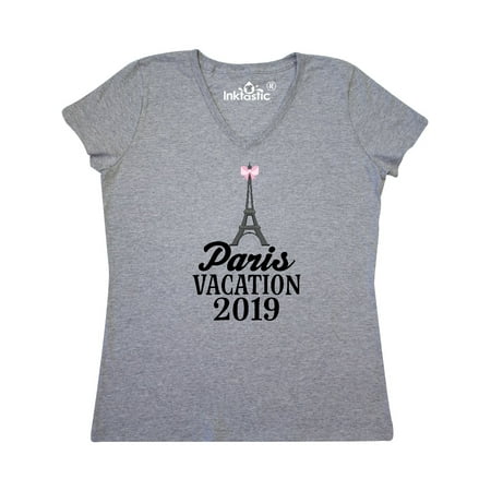 Paris France 2018 Vacation Women's V-Neck T-Shirt