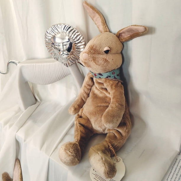 Juguetes de peluche de conejo de bebé Kawaii para niños, muñecas de animales para dormir lindas, peluches de conejo suave hechos a mano, regalos de Pascua Fivean unisex