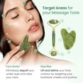thumbnail image 5 of Plantifique Jade Roller & Gua Sha Set, Face Roller Facial Tools for Lymphatic Drainage, 5 of 8
