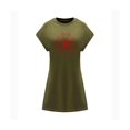 thumbnail image 1 of Vestido de Verano para Mujer, Vestido Femenino de Cuello Redondo, Suave Y Elegante, para Citas, Uso Diario L, 1 of 7