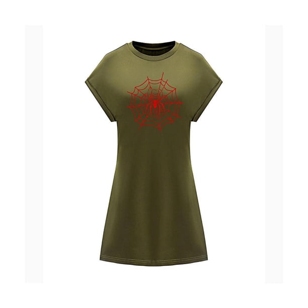 Vestido corto de verano para mujer, vestido informal para fiesta nocturna, viaje diario XL