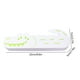 thumbnail image 3 of Silicone Pencil Case Flexible Waterproof Storage Bag | Durable Large-Capacity Pen Holder Organizer | Multi-Purpose Stationery Pouch | Purple White Green Blue | 22x5x7cm, 3 of 6
