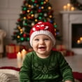 thumbnail image 2 of DHFJKG Winter Baby Christmas Beanie Knit Hat For Boys Girls Warm Yarn Infant Stocking Cap With Cute Animal Designs For Holiday Newborn Xmas Cute Hats, 2 of 4