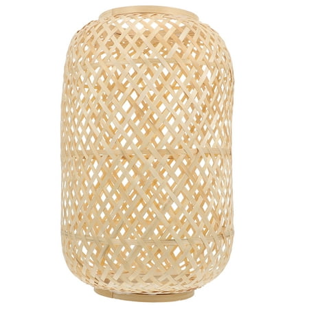 

Nuolux Light Lamp Lampshade Shade Cover Woven Hanging Rattanceiling Fixture Wicker Rustic Chandelier Pendant Vintage Durable