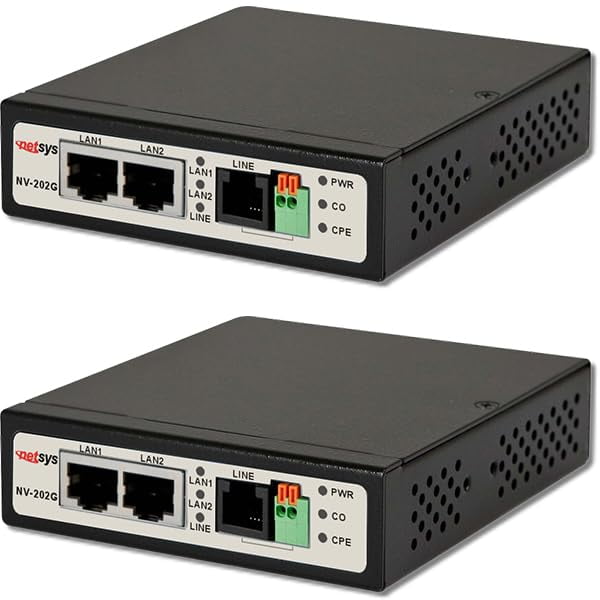 Kit Extensor Ethernet Netsys NV-202GEKIT VDSL2 3 km