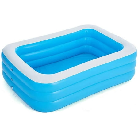 Rectangular Baby Pool Family Swim Center Inflatable Pool Paddling Pool ...