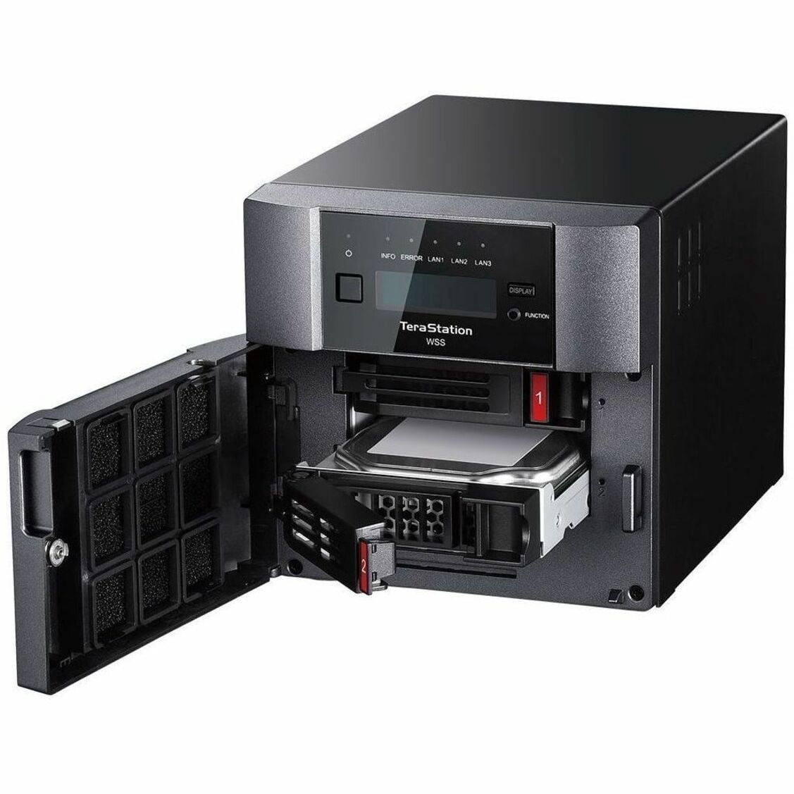 BUFFALO TeraStation WS5220DN 2-Bay Windows Server IoT 2025 Desktop NAS 8TB (2x4TB) HDD Included TAA Compliant - Intel Atom C3338 Dual-core (2 Core) 1.50 GHz - 2 x HDD Supported - 48 TB Supported HD...