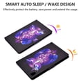 thumbnail image 5 of Allytech Case Comaptible with Lenovo Tab M10 HD 2nd Gen TB-X306X / Smart Tab M10 HD 2nd Gen TB-X306F, PU Slim Shell Shockproof Back Multi Angle Stand Cover Case with Auto Wake/Sleep, Purple Owl, 5 of 6