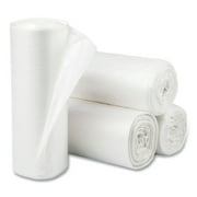 Inteplast Group High-Density Can Liner 38 x 60 60gal 12mic Clear 25/Roll 8 Rolls/Carton S386012N