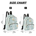 thumbnail image 2 of FORMRS Mini Backpack Purse for Women Travel Daypack Casual Shoulder Bag, Floral Easter, 2 of 7