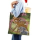 thumbnail image 4 of Bambi Bolso de tela con estampado de lienzo para mujer, bolsa de compras reutilizable y estética, con cremallera interior, regalo para mujer,40*40cm., 4 of 6