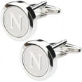 thumbnail image 1 of Cufflinks for Men Shirt Personalized Initials Alphabet A-Z, 1 of 6