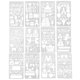 thumbnail image 2 of Valentine's Day Painting Templates Hollowed Drawing Stencils for DIY Use 12Pcs, 2 of 3